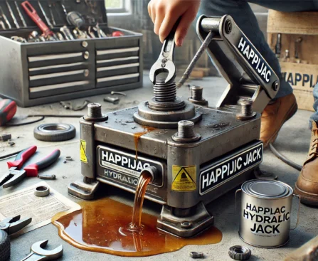 fix leaking happijac hydraulic jack