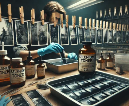 using selenium toner to fix thin negatives
