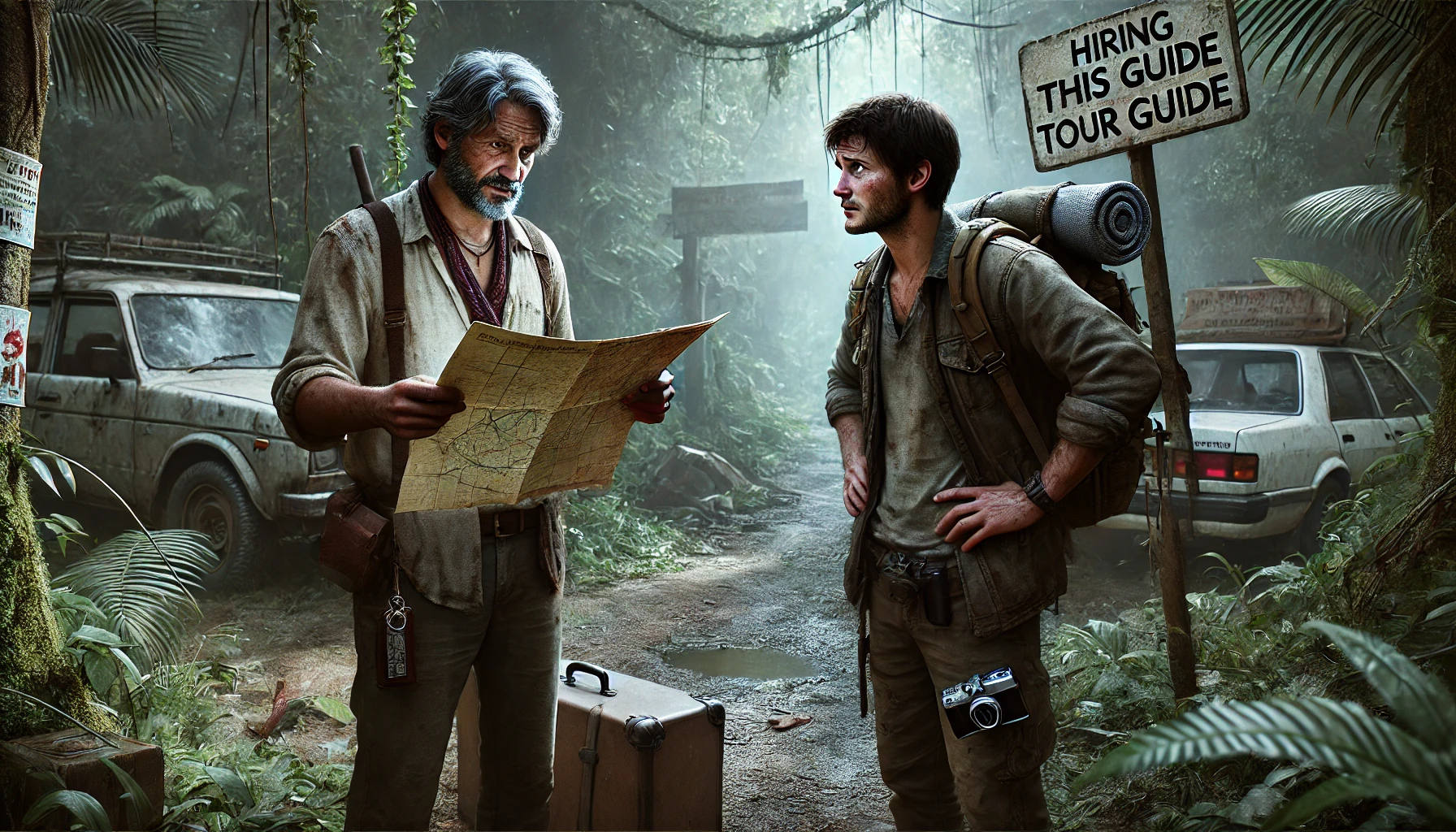 the traveler hired the wrong tour guide