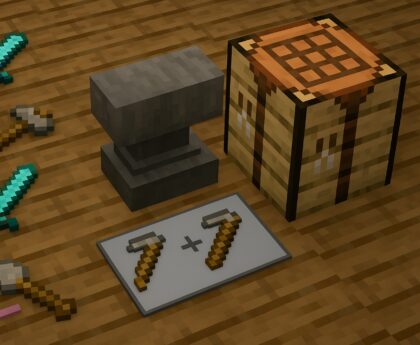 Repair Tools in Minecraft